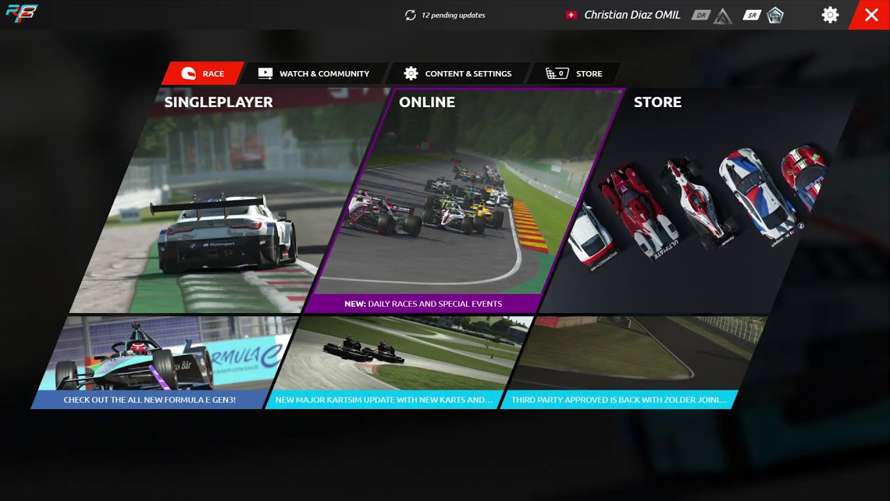 RF2//24H For Anna FFSCA RACE Part1// GTE Daytona