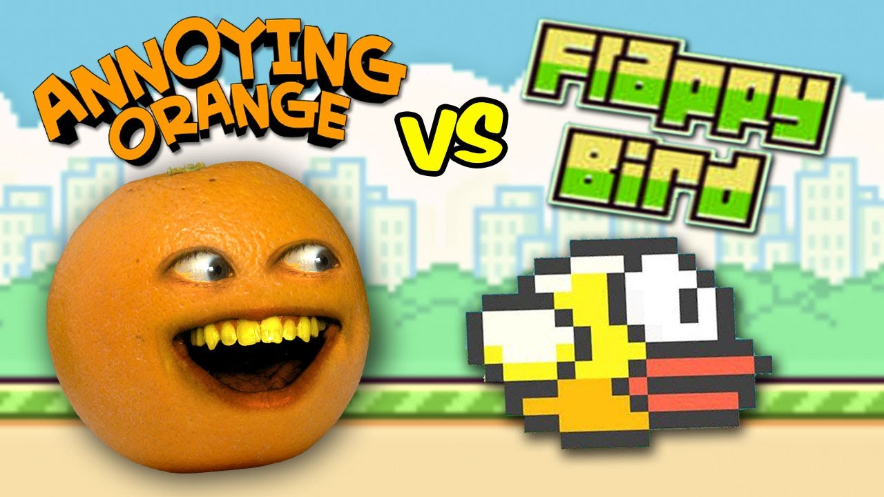 Annoying Orange Vs. Flappy Bird (SPOOF)