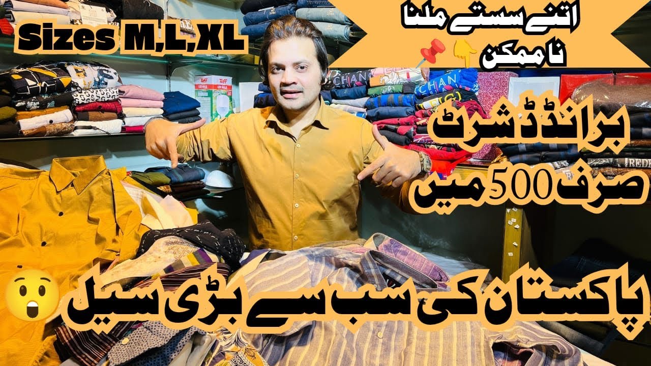 Sale on Branded Shirts 500rs only 2026 ki sab se bari sale #youtube #sale#shirts#clothing #viral 