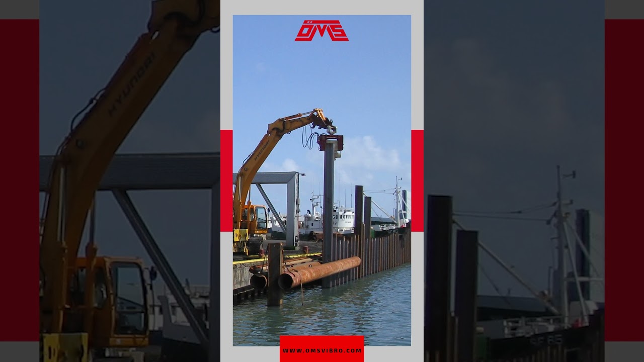 OMS OVR SERIES &ndash; Excavator Mounted Vibro Hammers
