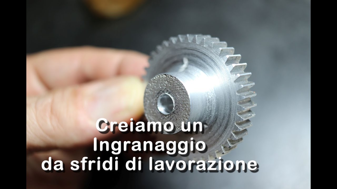 Creare un ingranaggio partendo da sfridi e residui di lavorazione