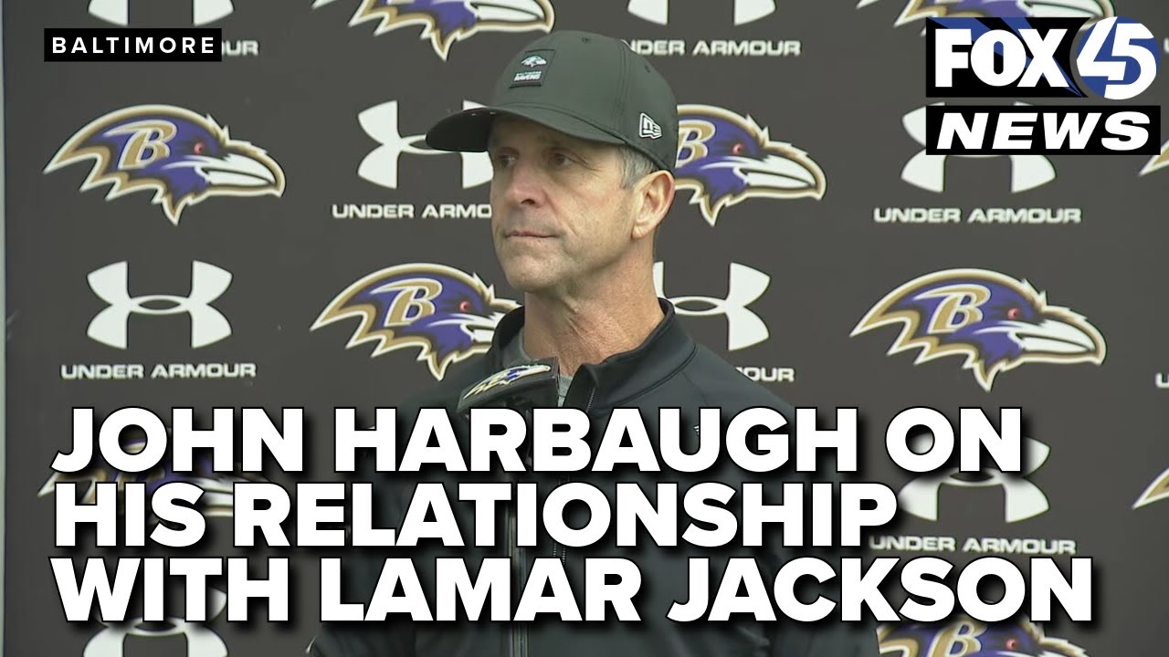 John Harbaugh discusses Lamar Jackson's health, his relationship with the Ravens star QB
