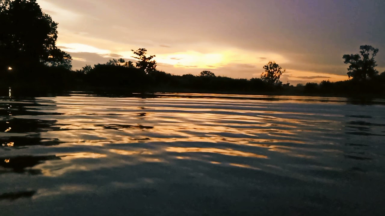❤️#Sunset# View Of our Village pond❤️(💕Hope U Feel💕)
