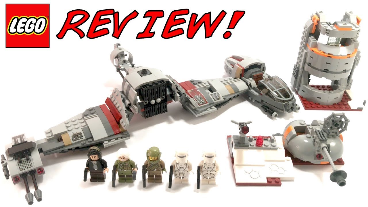 LEGO 75202 Defense Of Crait Review! LEGO Star Wars 2018 Set!