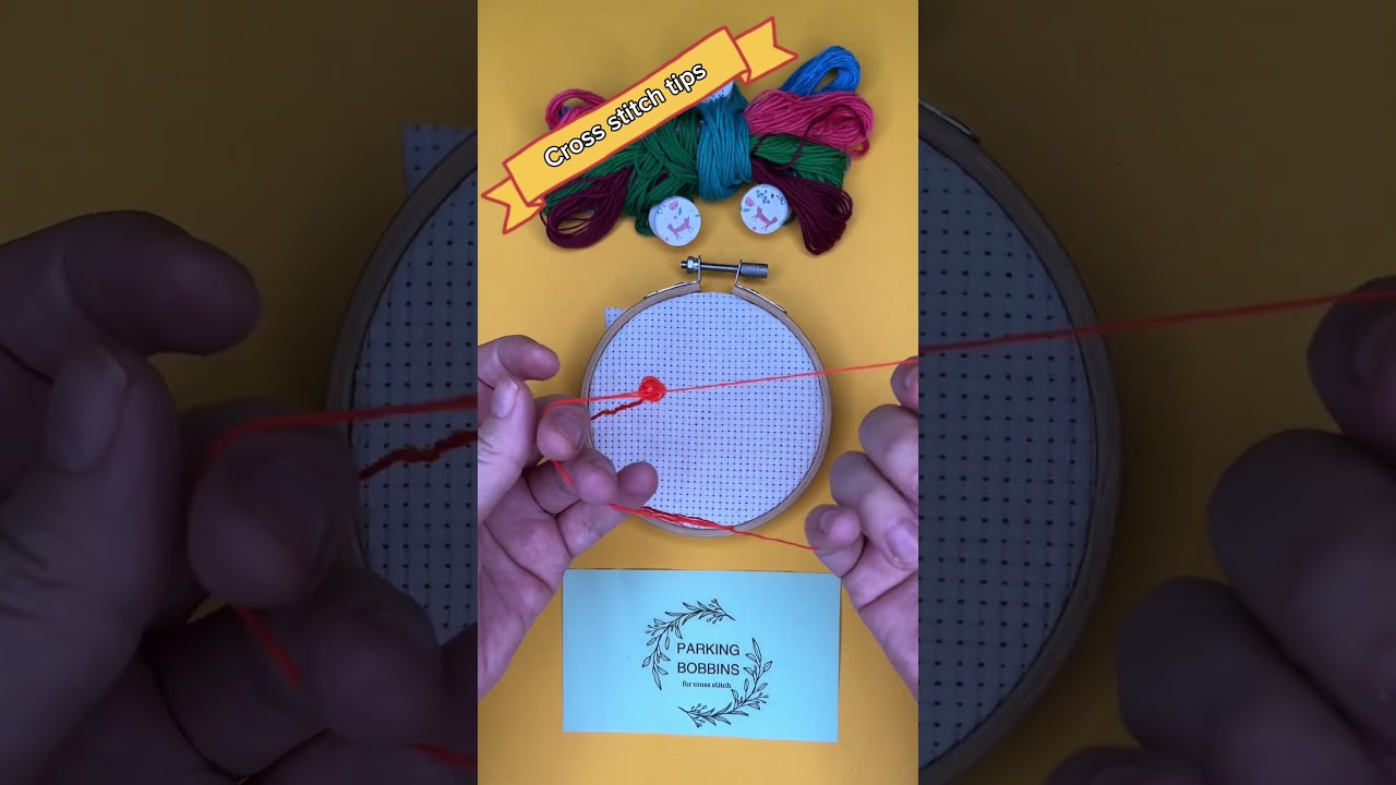 How to cross stitch for beginners  tutorial 