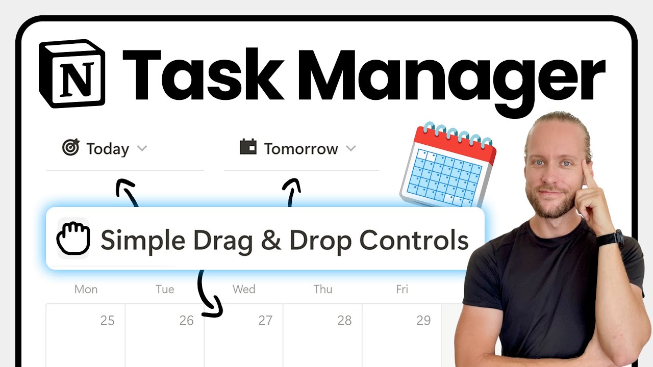 The ESSENTIAL Notion Task Manager You Need | Tutorial + Free Template