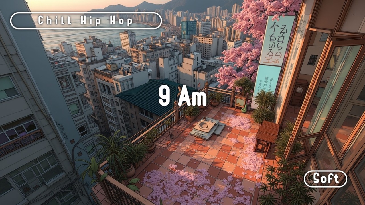 Chill Hip Hop - ночной городской прогулки с неоновым светом | Япония Lofi