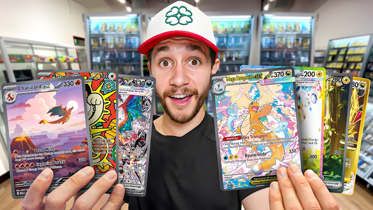 1 час лучших вскрытий карт Pok&eacute;mon