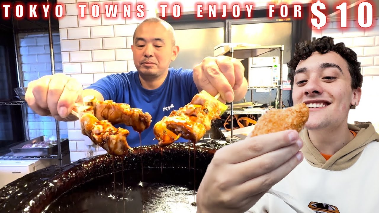 $10 Challenge in Azabu-Juban: Exploring Gourmet Hotspots