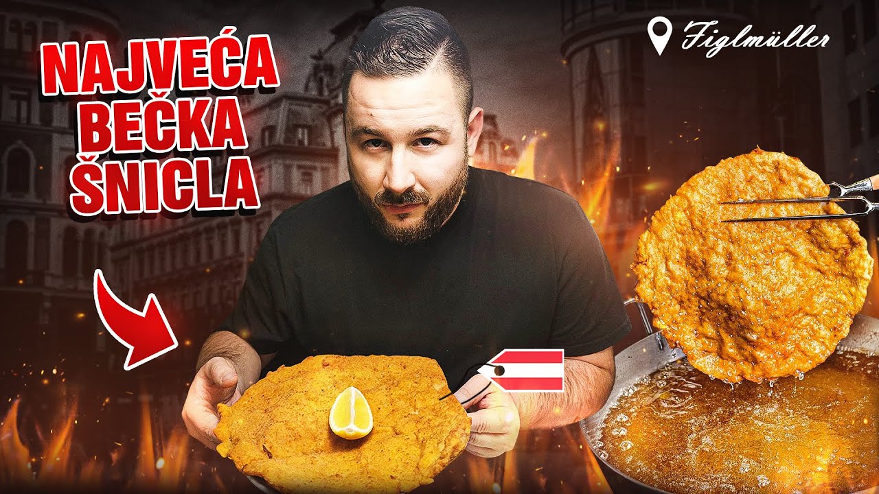 Najveća bečka ŠNICLA u Austriji! Veća od dlana, sve ostale samo loša kopija!