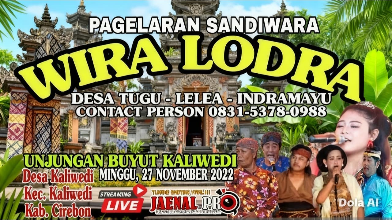 🔴LIVE REPLAY SANDIWARA WIRALODRA | UNJUNGAN BUYUT KALIWEDI | SABTU, 14 FEBRUARI 2026#SIANG
