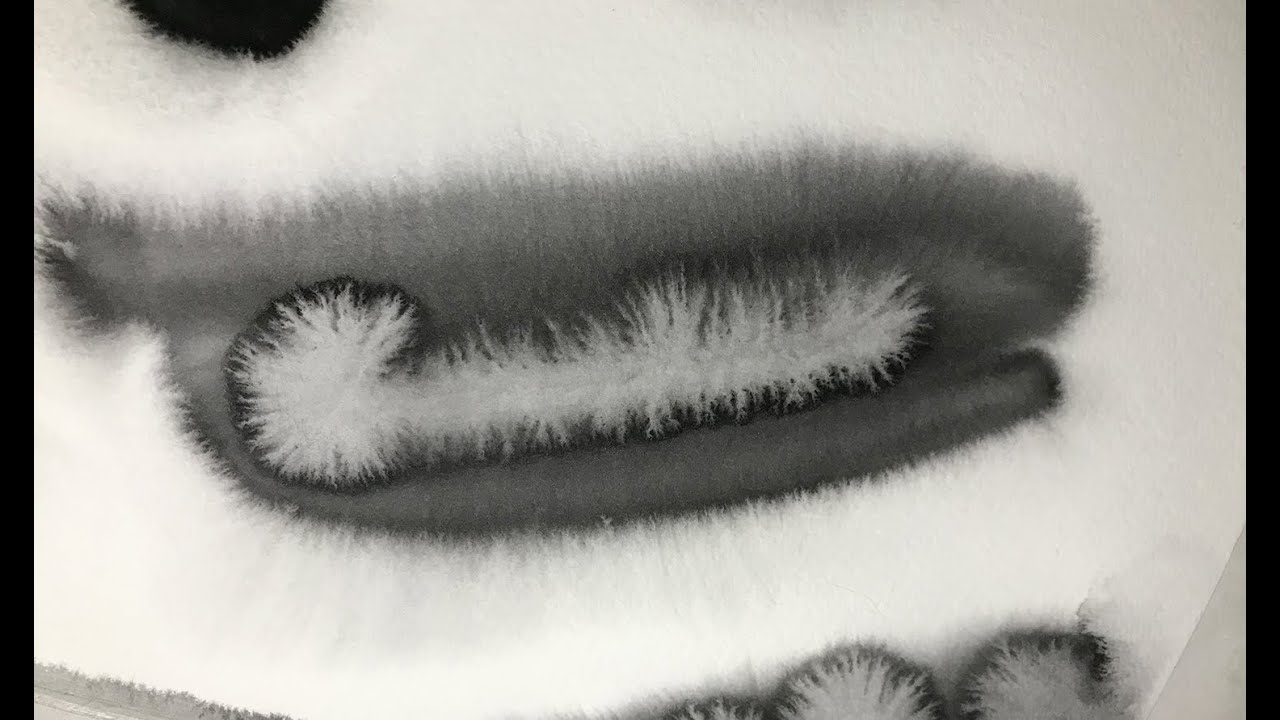 Why painting large size when using wet on wet watercolor technique?