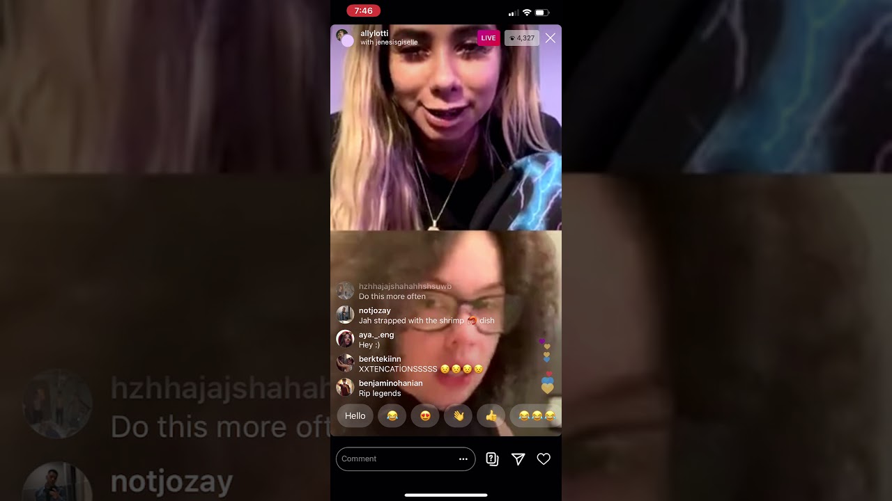 Ally Lotti talking to Xxxtentacion Girlfriend