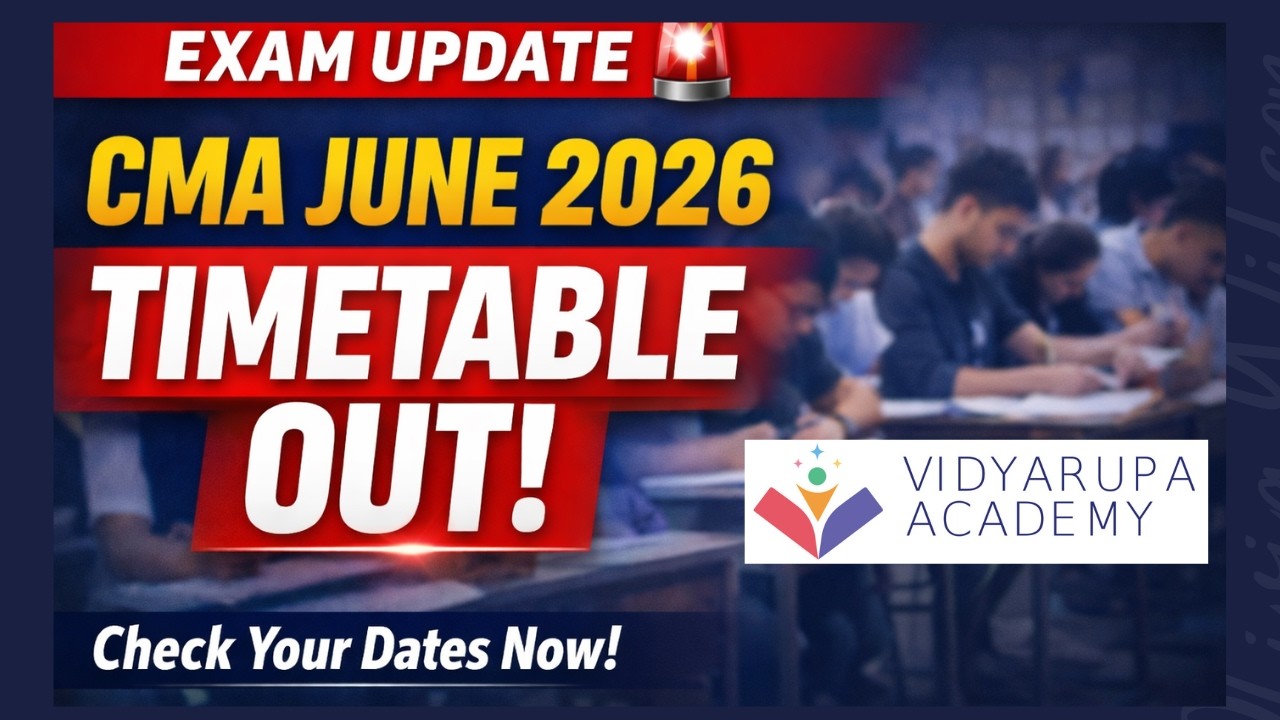 CMA June 2026 Timetable OUT 🚨 Check Complete Date Sheet Now!