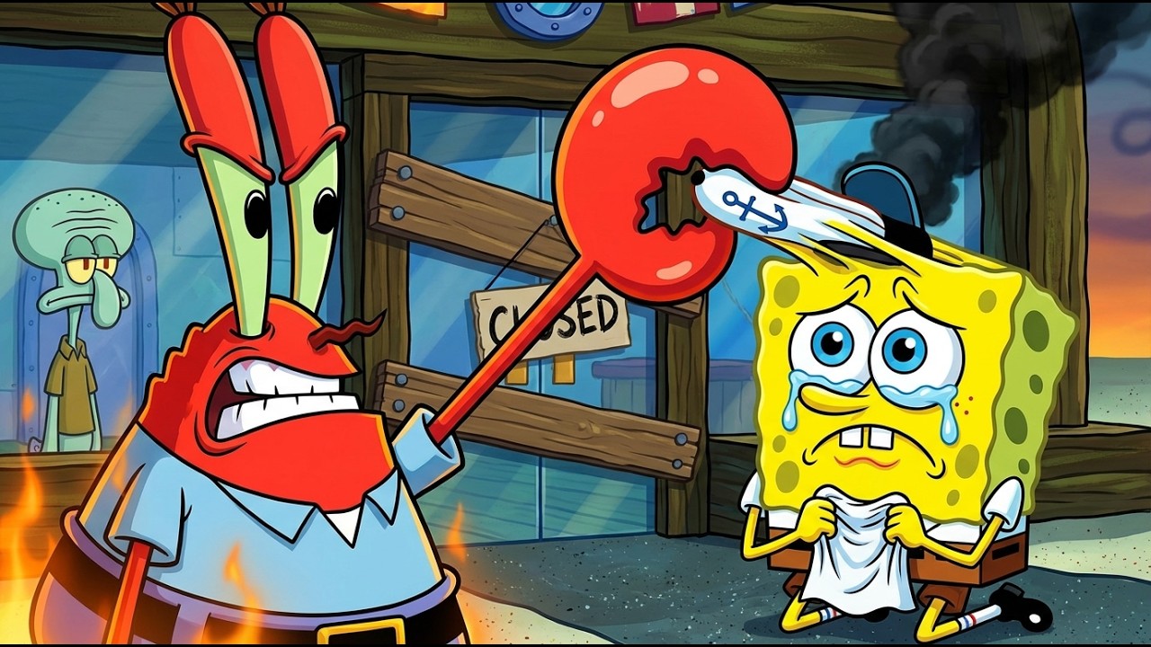 SpongeBob Animation: Mr  Krabs’ Biggest Mistake… Karma Finally Caught Him 💔 | Fanmade