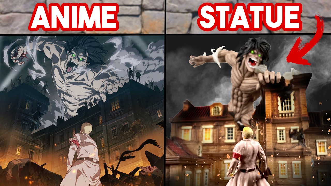 UNBOXING! Attack on Titan Statue of Eren Yeager 💥 Declaring War Against Marley ł Chikara ł Anime VS