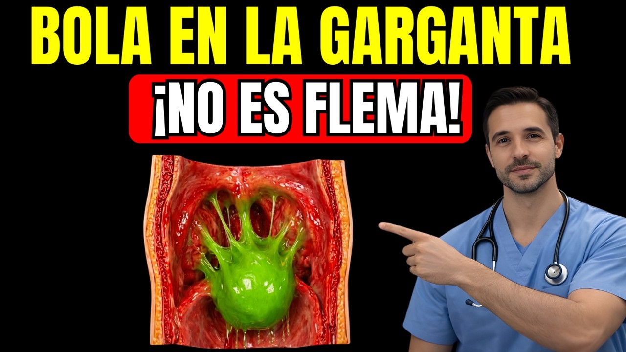 ¿Flema Pegada en la Garganta que NO Sale? No Es Moco… Es ESTO (Y Nadie Te Lo Dice)