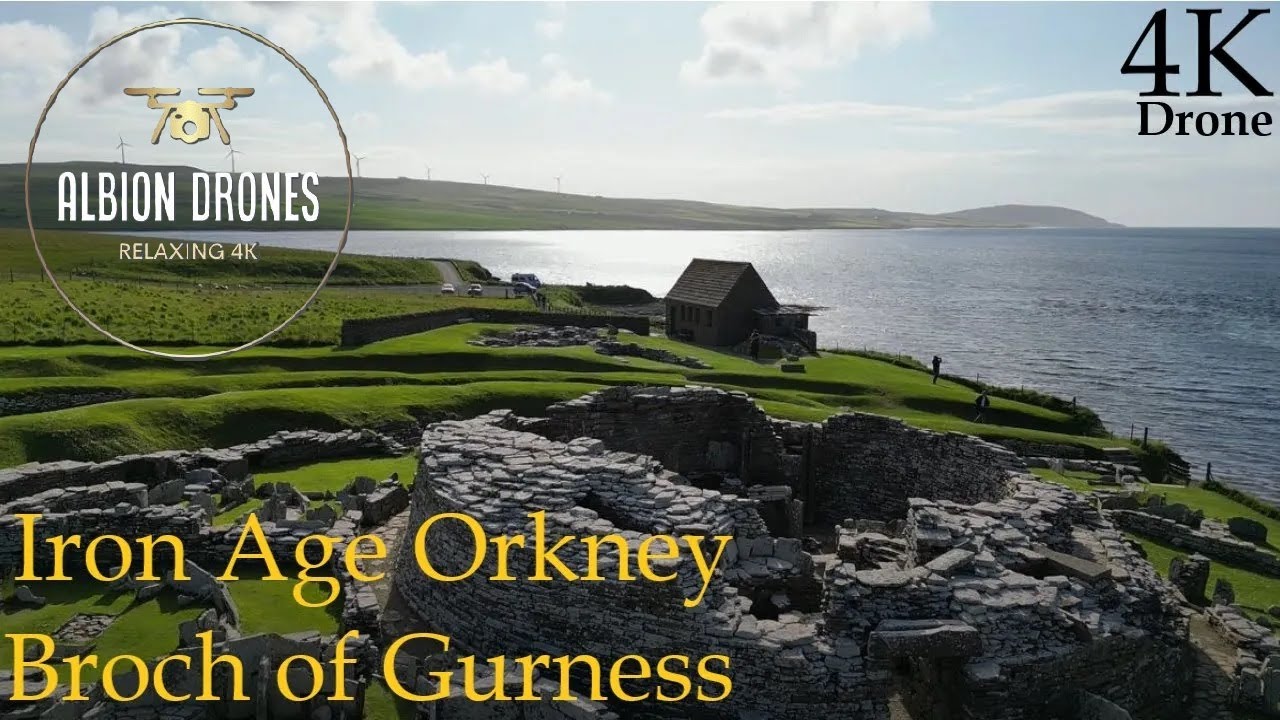 Broch of Gurness, Orkney - DJI MINI3 Pro 4K - June 2023 - Beautiful, relaxing history in 4K