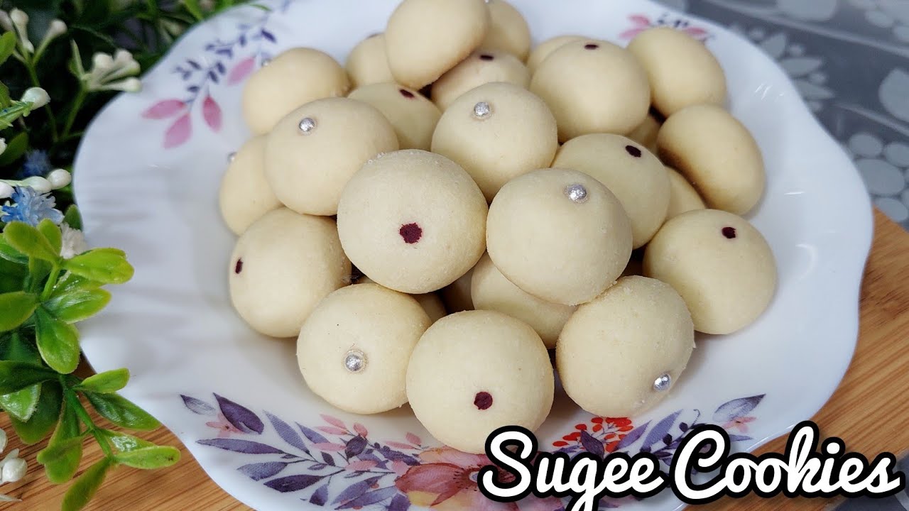 Sugee Cookies Recipe | Biskut Suji| Nei Biskut | Ghee Biscuits| நெய் பிஸ்கட்| Semolina Cookies#suji
