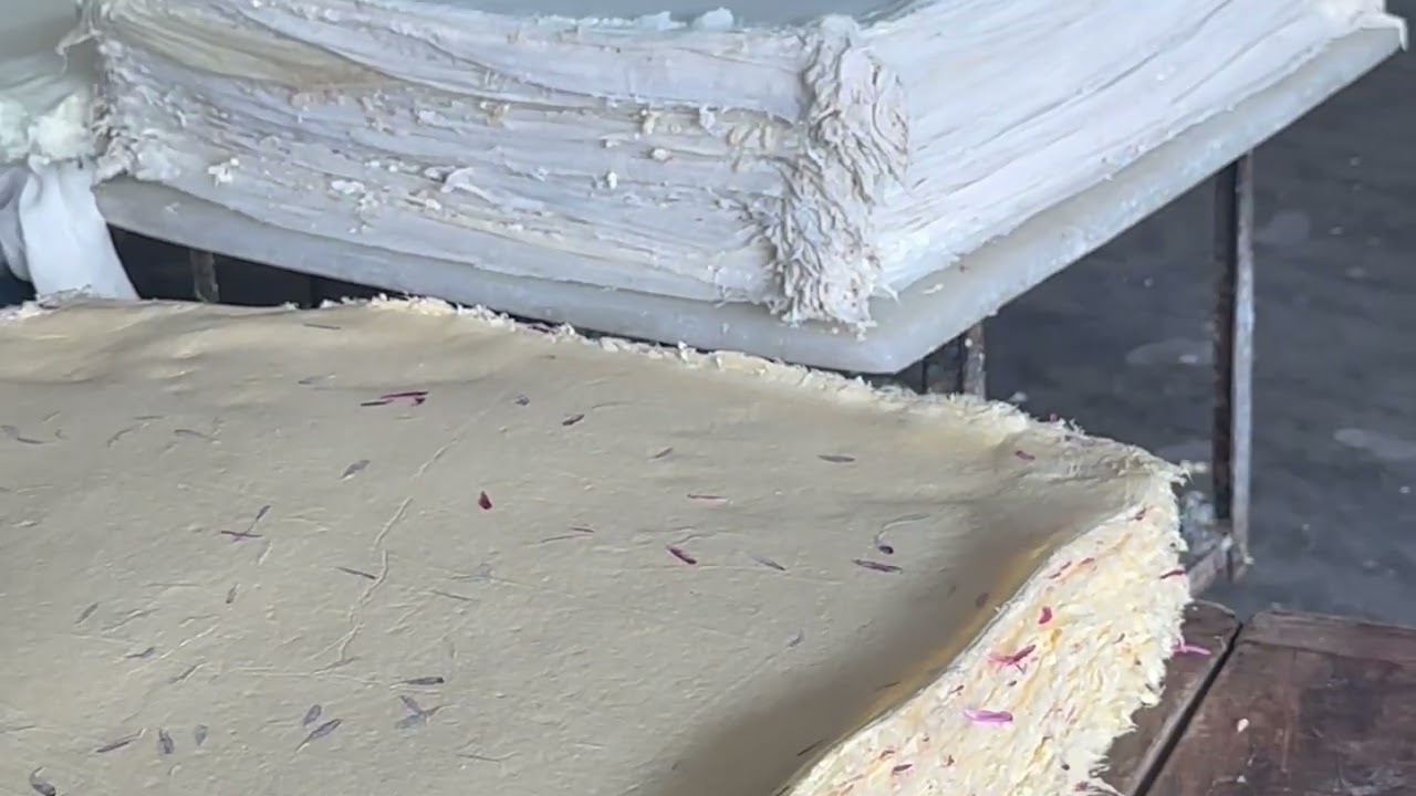 Handmade paper making