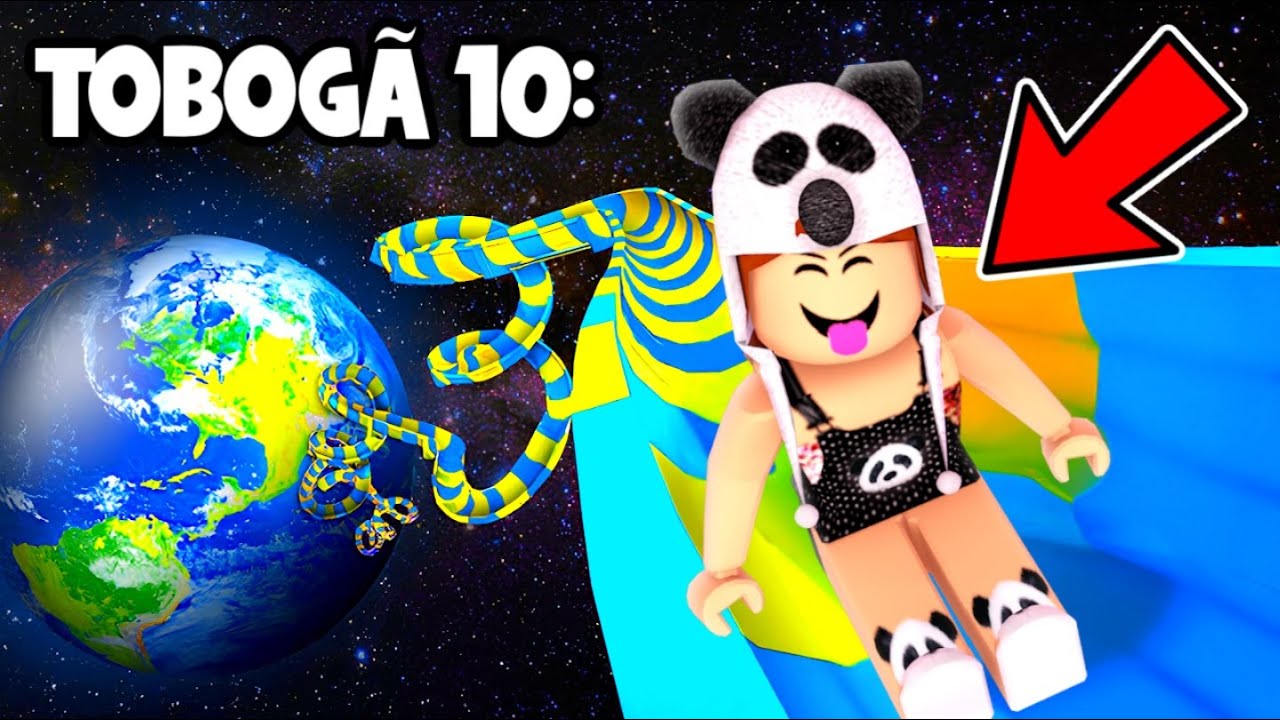 EU DESCI NO TOBOGÃ MAIS MALUCO do ROBLOX! 🌪️😱