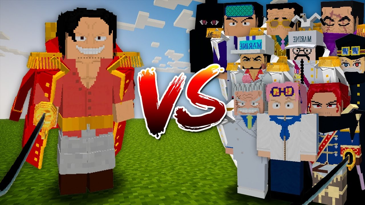 Gol D. Roger (God Valley) vs Marine
