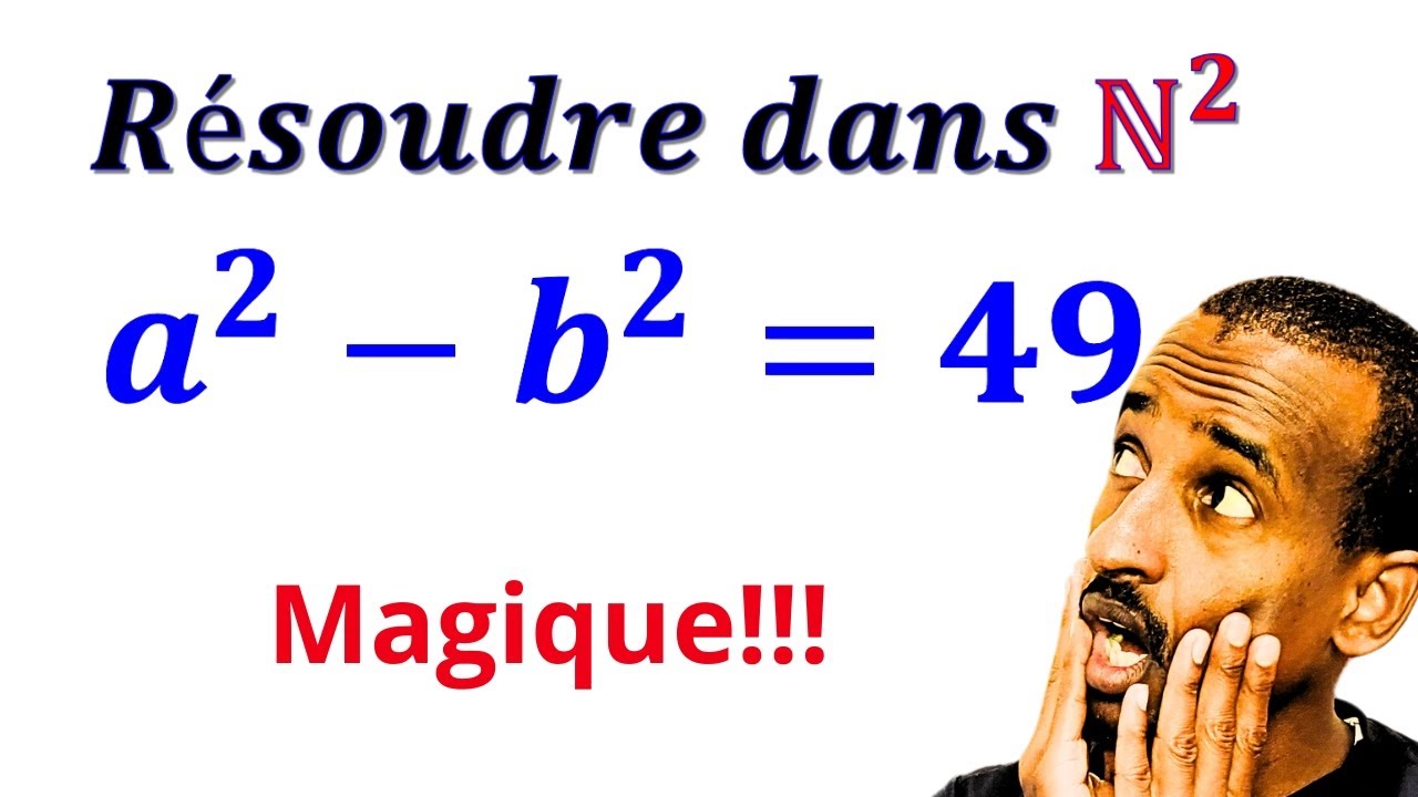 Résolution dans N, équation à deux inconnus