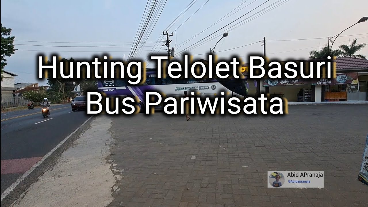 Hunting Telolet Basuri Bus Pariwisata di Ekasari