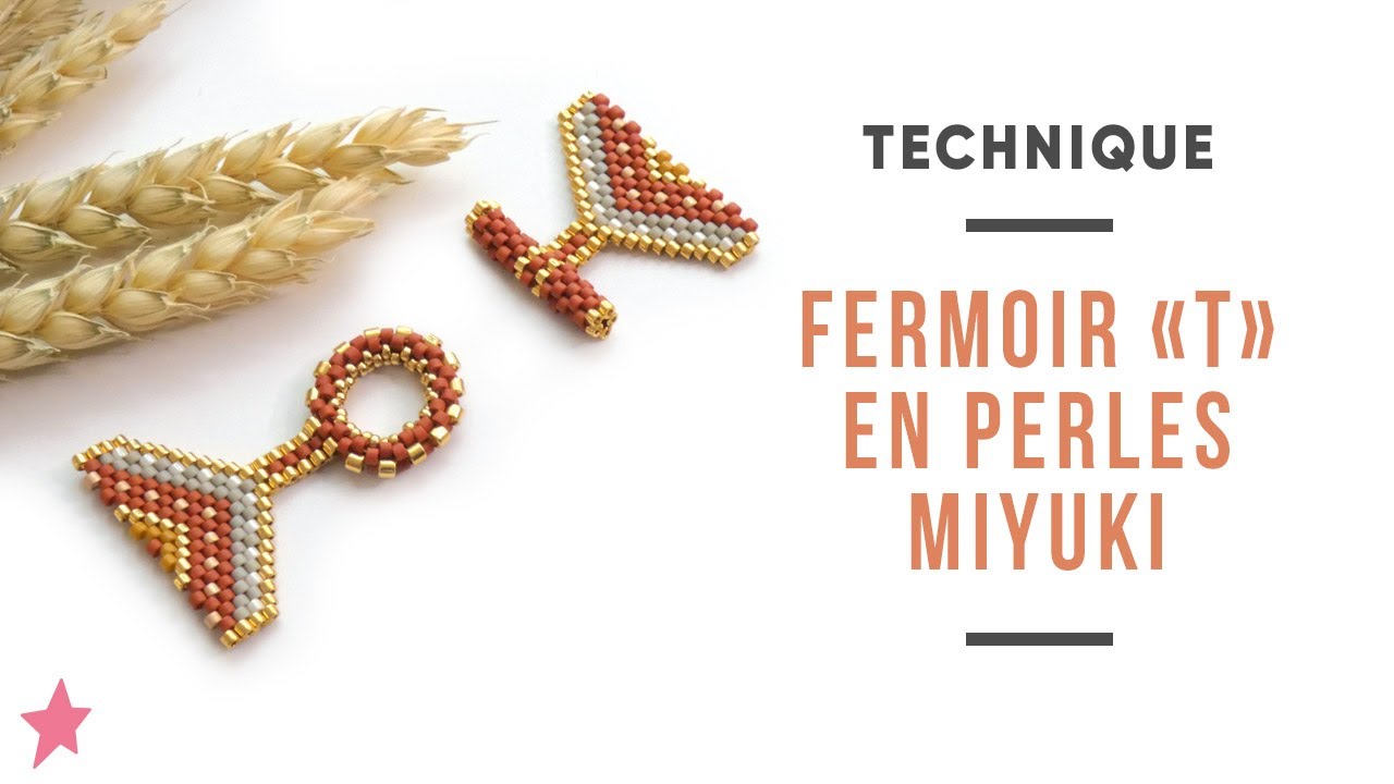 Technique | Comment faire un fermoir T en perles Miyuki ?