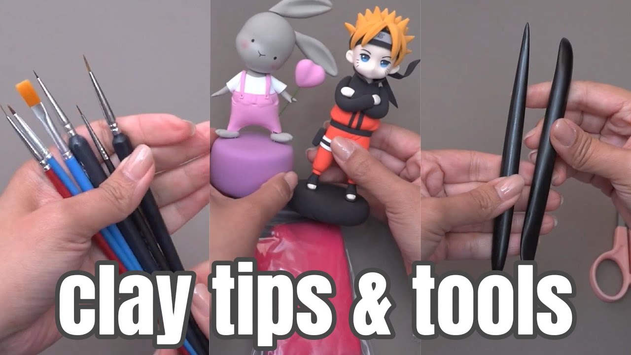 Clay Tips and Tricks for Beginners clay choosing - foam clay, soft air clay, Cold Porcelain clay art