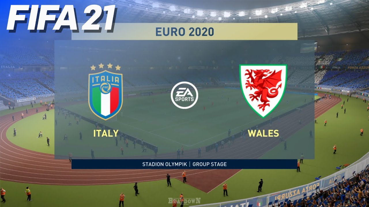 Italy vs. Wales - EURO 2020 Prediction | FIFA 21 PS5