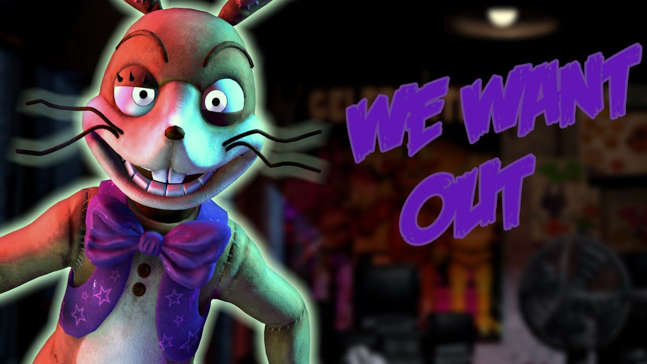 (FNAF/SFM) We Want Out   (song by DAgames)(TW: gore and flashing lights