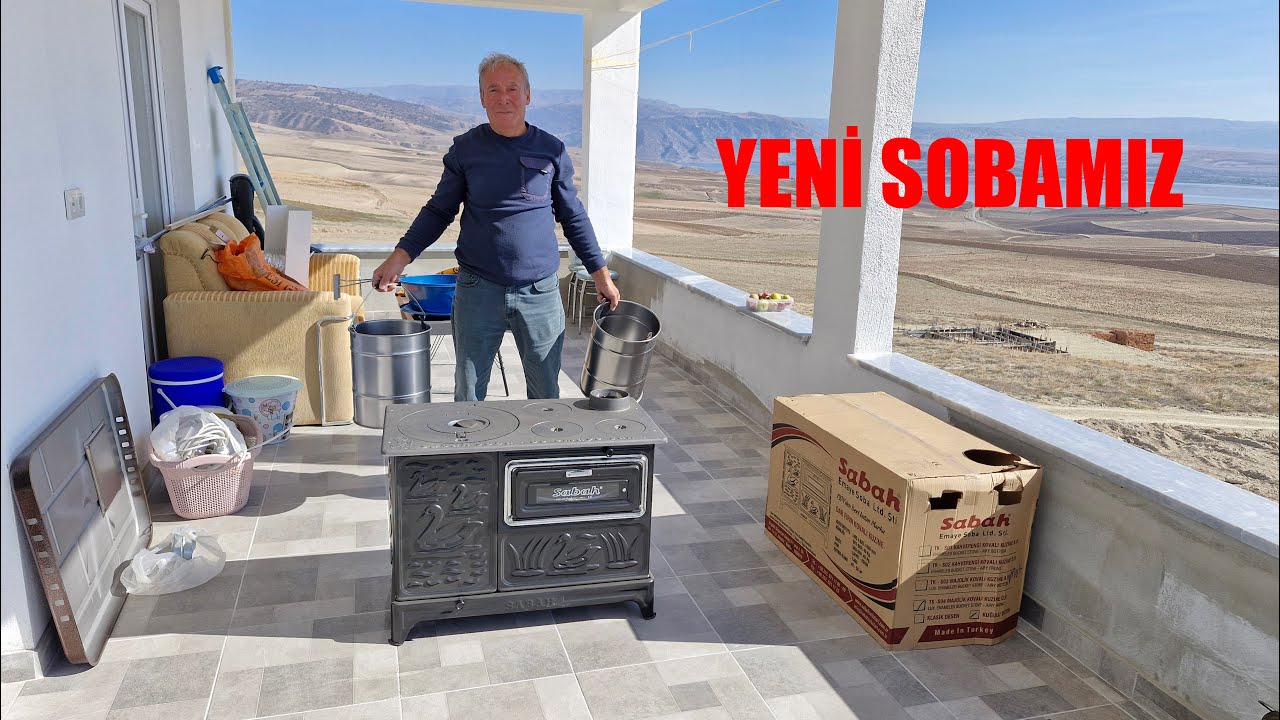 YENİ EVİMİZE KUZİNE SOBA ALDIM BAKALIM HATİCE HANIM BEĞENECEKMİ
