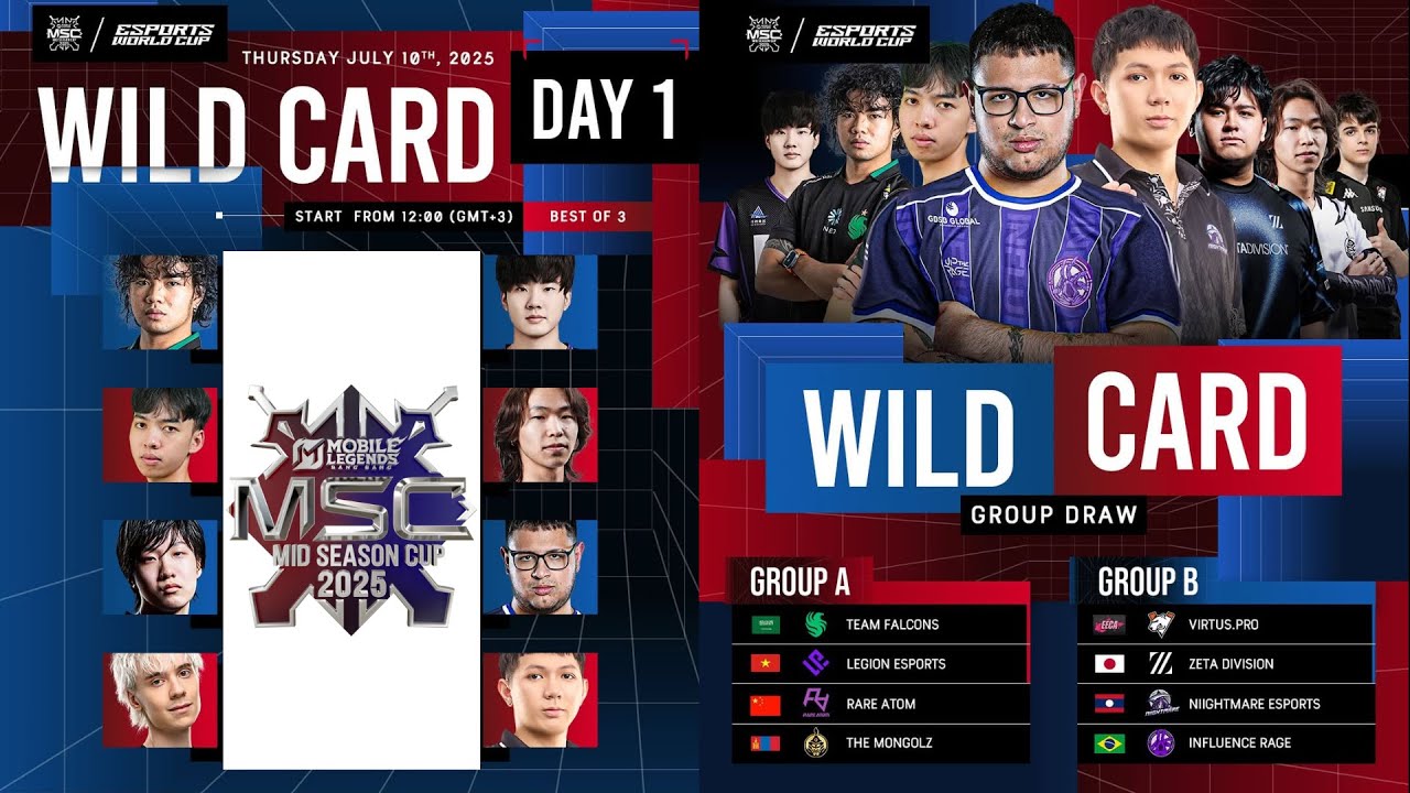 Schedule Wildcard MSC x EWC 2025