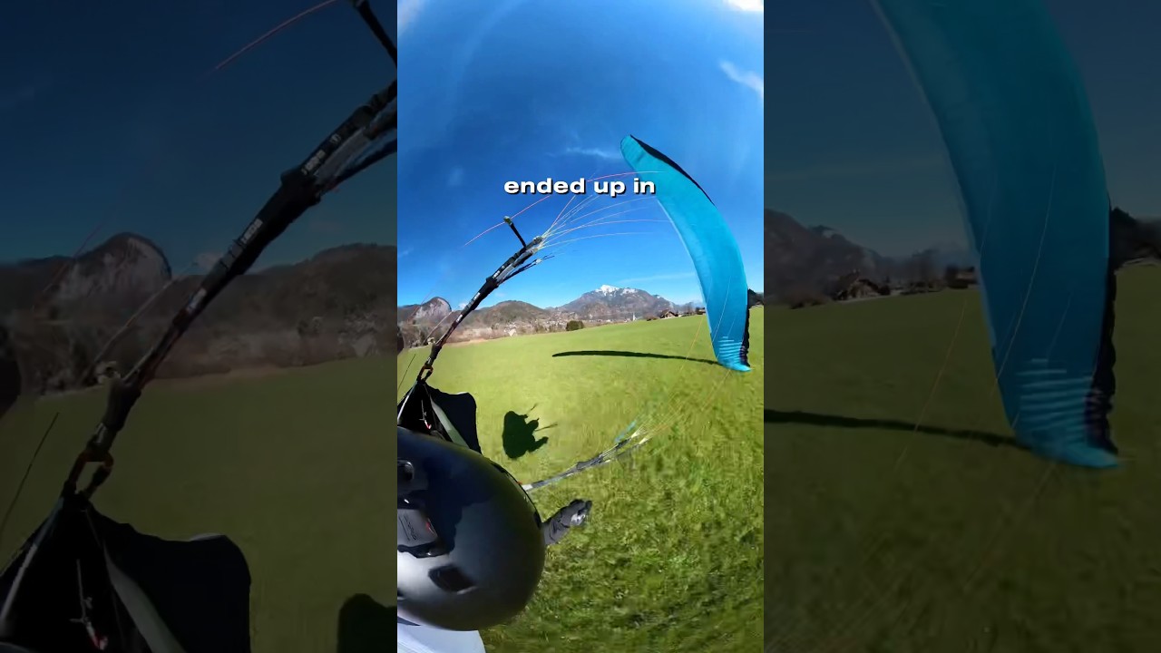 All XC pilots know the struggle 🤣😂 if not read the description 🤓 #paragliding #fail #groundspiral