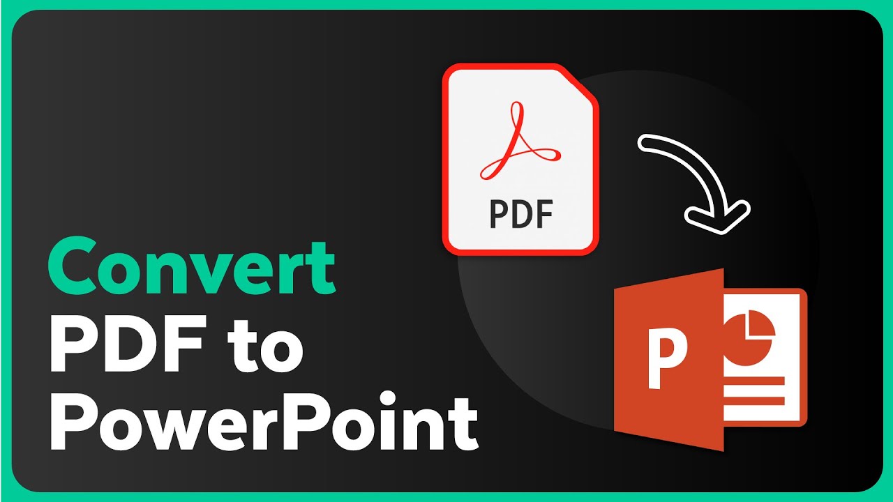 Как преобразовать PDF-файл в PowerPoint | PDF в PPT