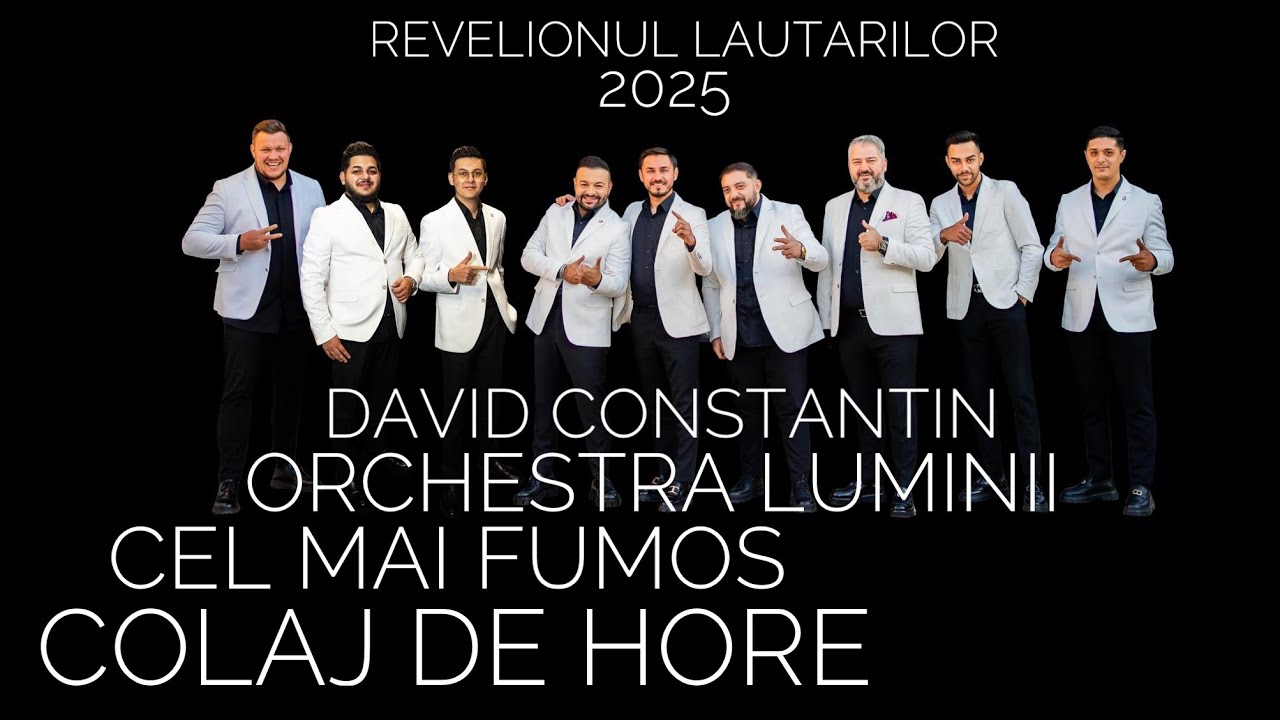 David Constantin & Orchestra Luminii⚪️Colaj cele mai fumoase hore💯Live 2025🎉Revelionul Lautarilor