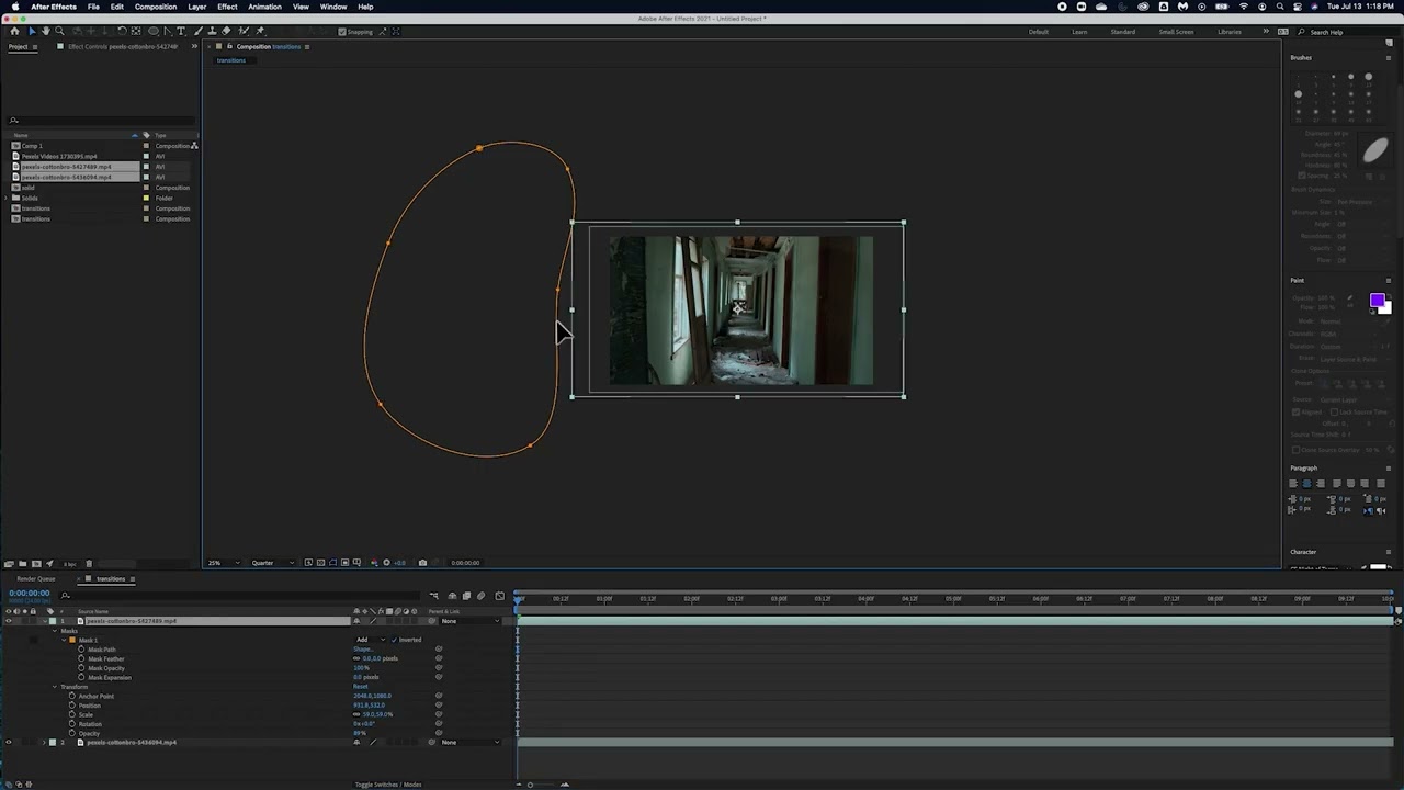 After Effects Text Animation & Custom Transitions Tutorial Part 4