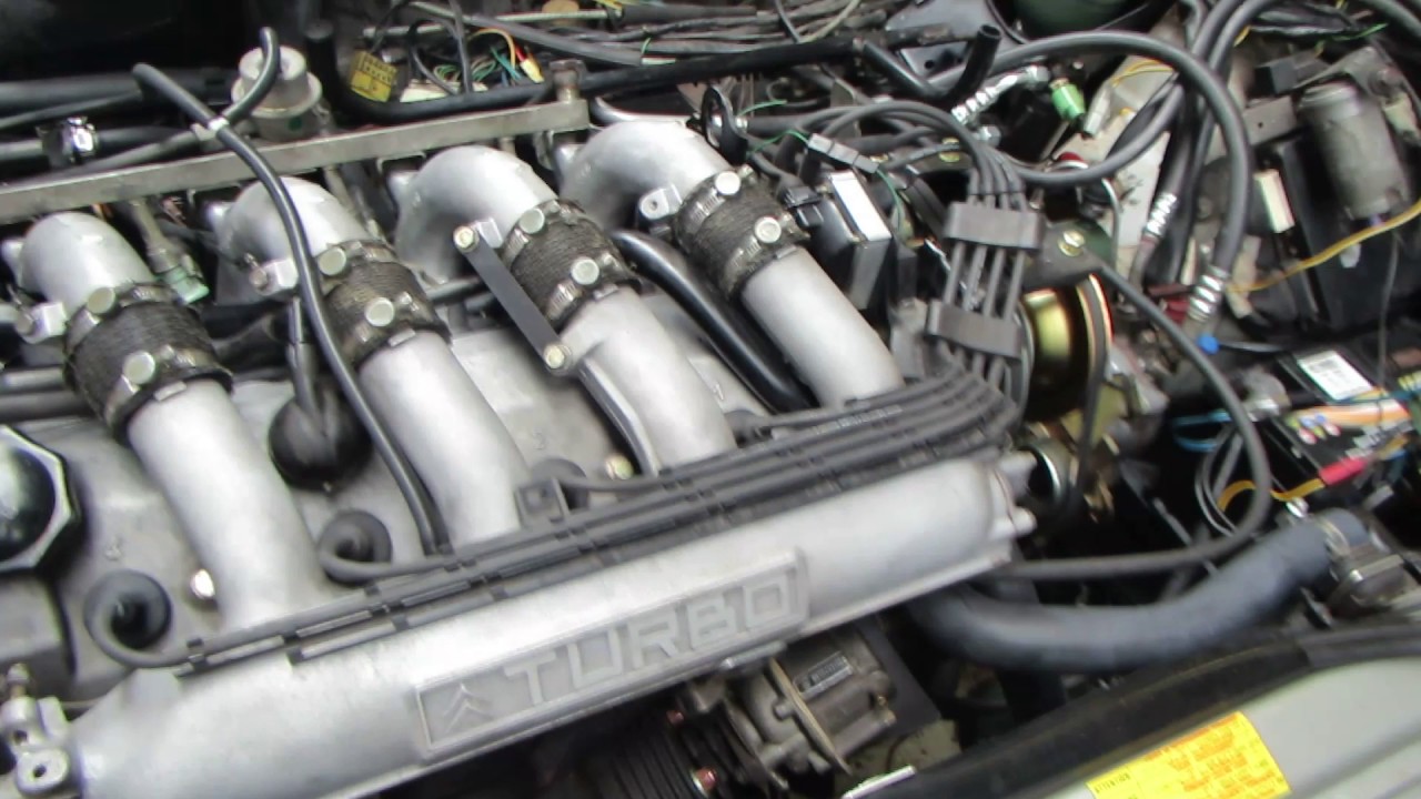 CX 25 GTi Turbo 2 engine rebuild running without exaust