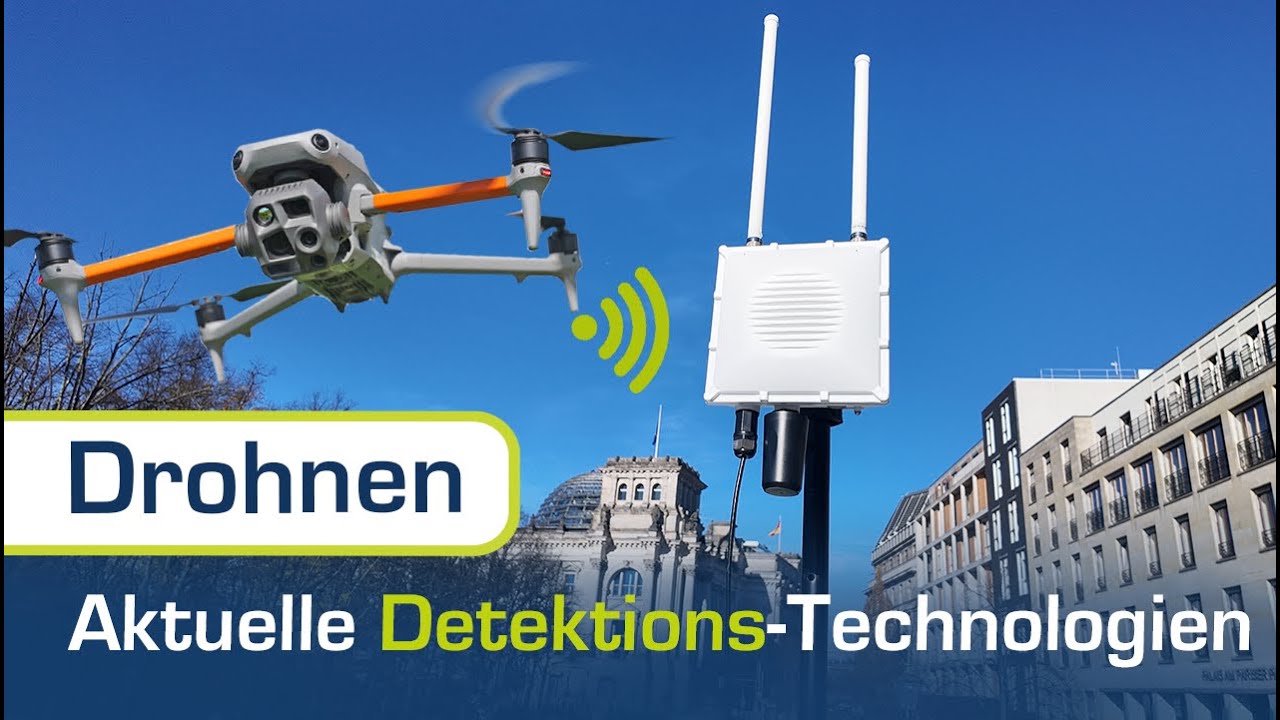 Die besten Lösungen zur Detektion von Drohnen für KRITIS | R-ID und TDOA Technologie