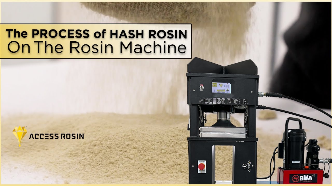 The process of Hash Rosin on The Rosin Machine / Access Rosin Machine (ARM) | Access Rosin &reg;