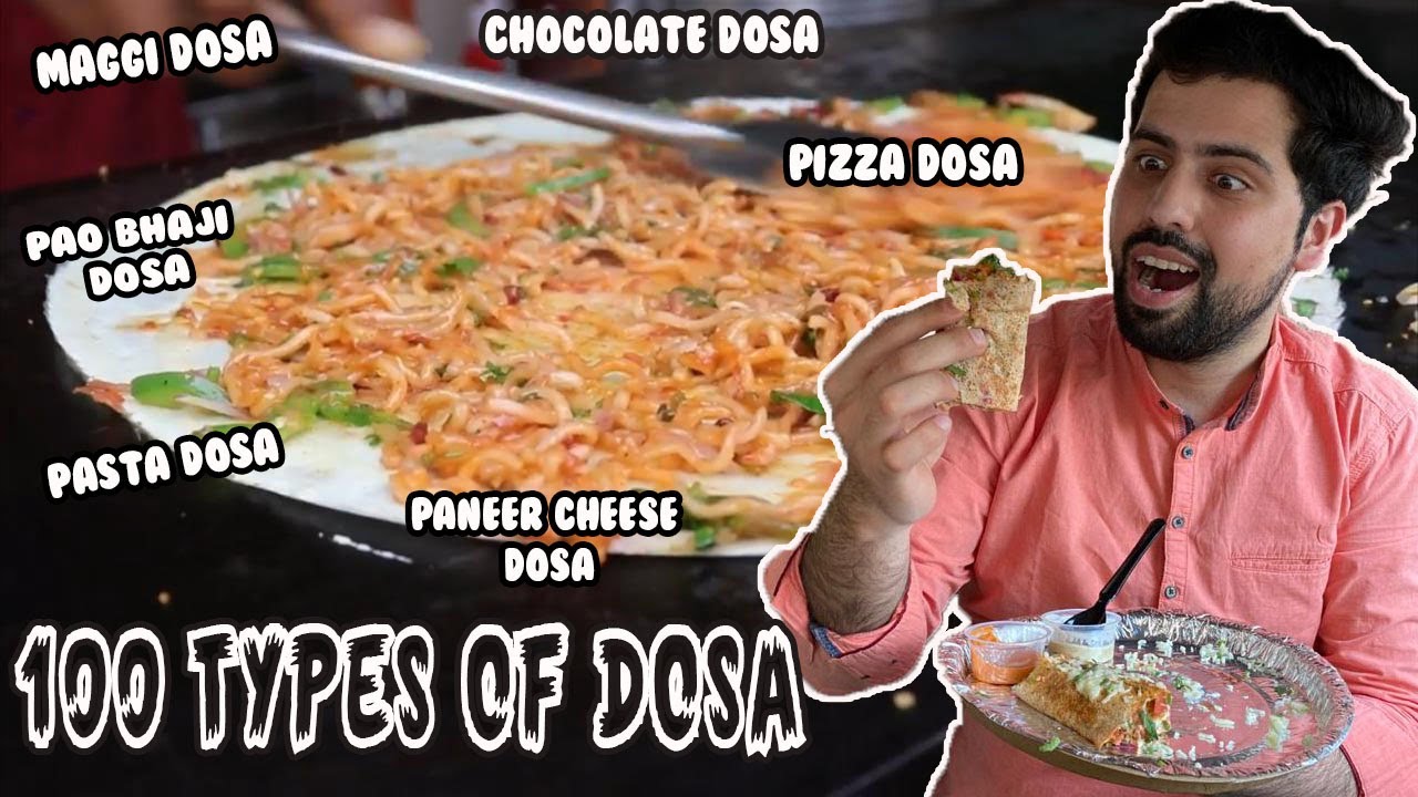 Pizza Dosa, Chocolate Dosa, Pasta Dosa, Pao Bhaji Dosa | 100 Types Of Dosa || DELHI FOOD