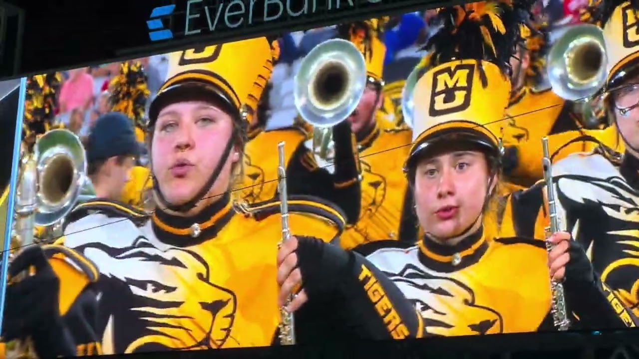 Marching MIZZOU and UVA halftime for the Gator Bowl