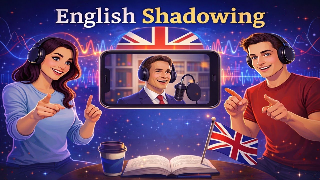 Improve Your English with |Shadowing| Technique - Slow English Speaking & Listening Practice