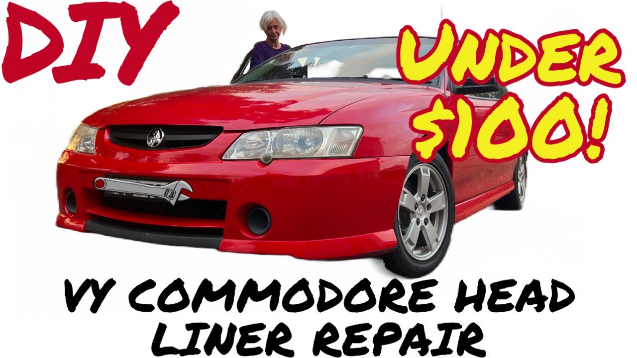 Cheap DIY roof head liner repair at home for less than $100!!