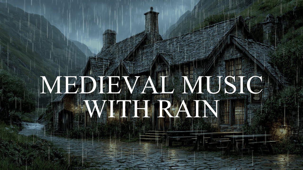 Medieval Celtic Music with Rain | Sleep, Relax & Inner Peace