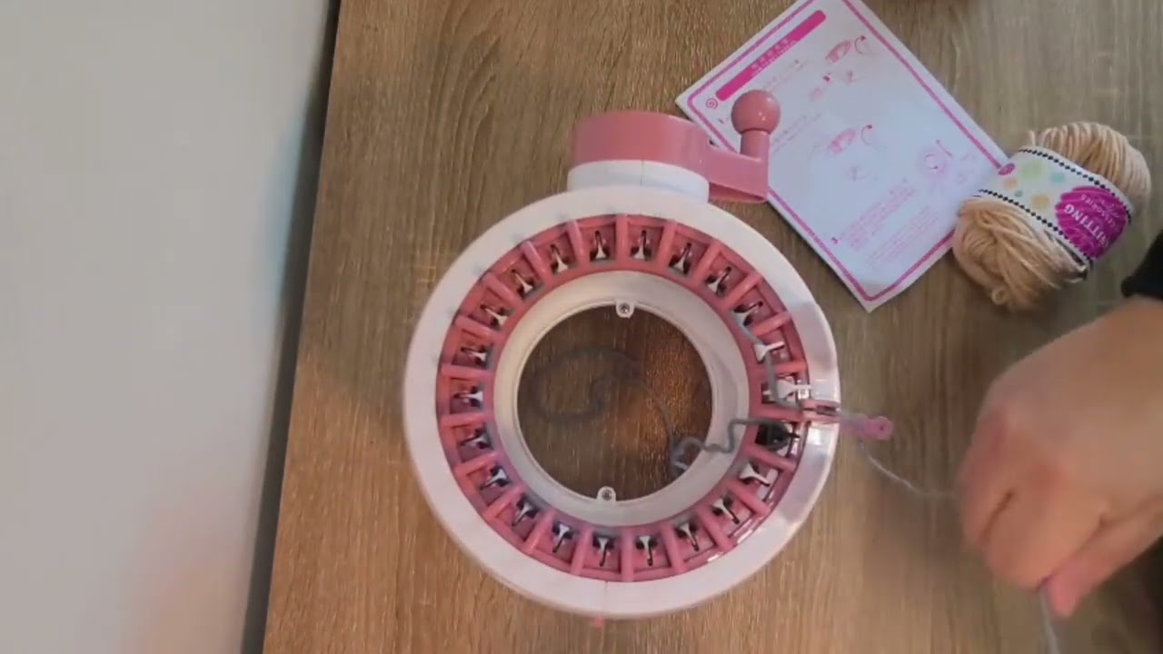 Máquina de tejer pequeña para bebés y juguetes