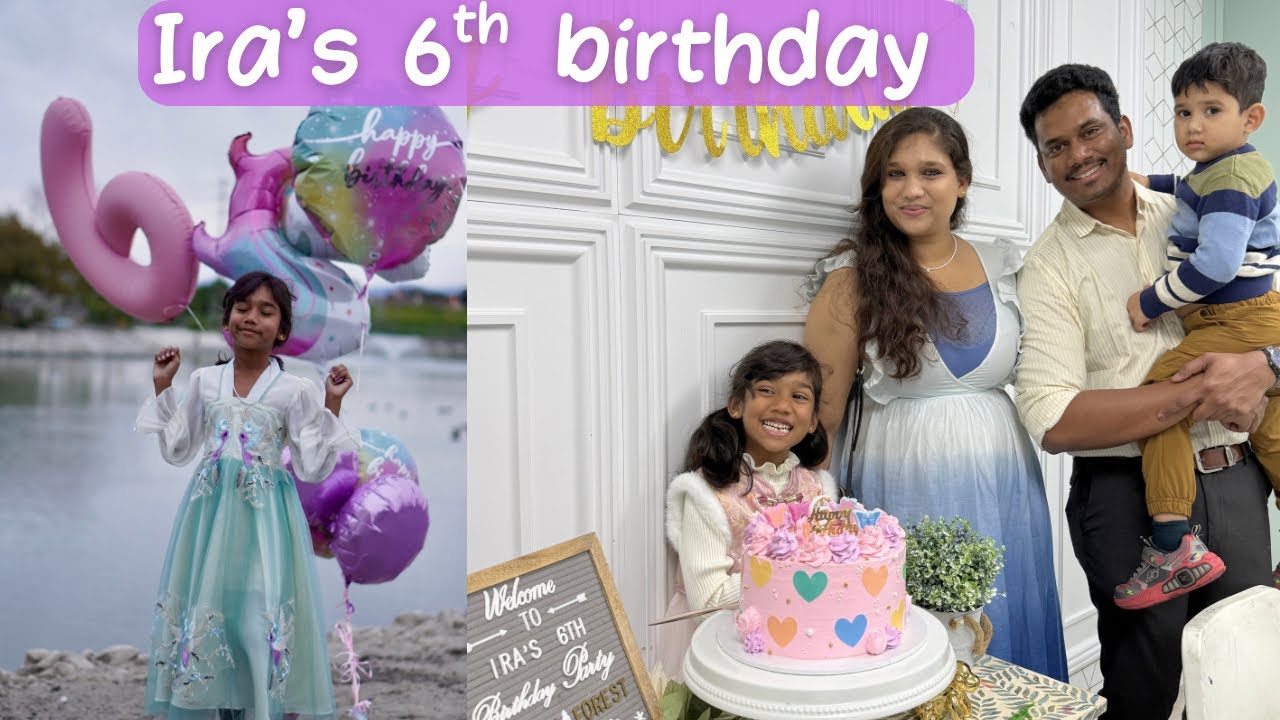 Ira’s 6th birrhday in an Art studio |akka birthday కి Iyyu హడావిడి❤️😄