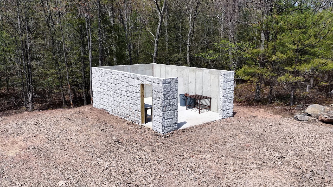 New garage concrete