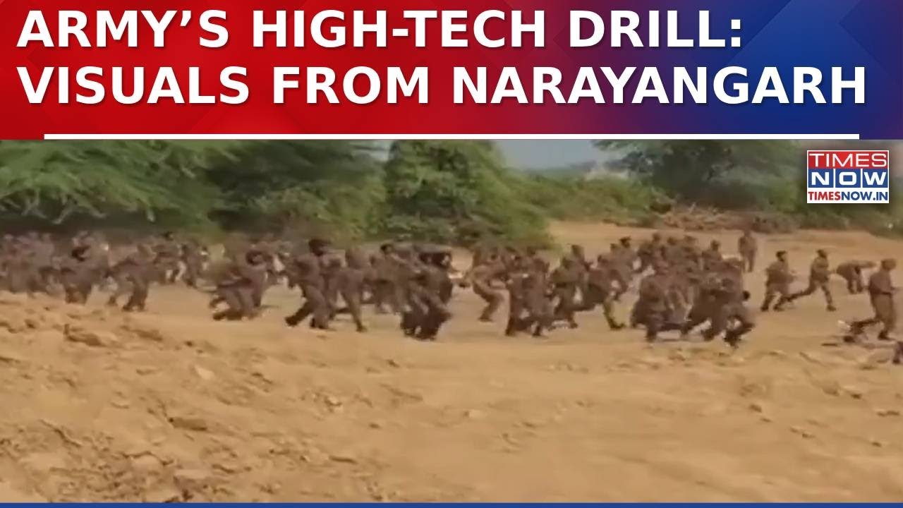 Indian Army Conducts Drone & Other Equipment Drill At Narayangarh Range | Op Sindoor-Style Exercise